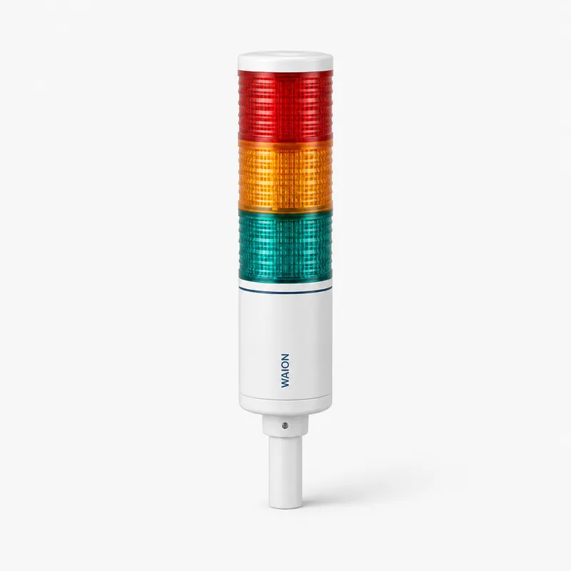 Three-color warning light
